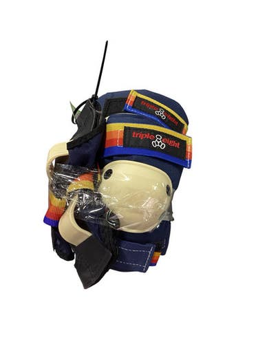 Used Triple Eight Pad Set Inline Protective Set Navy Blue Senior 11347-s000270526
