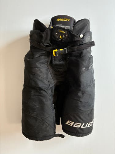 Used Senior Medium Bauer Supreme Mach Hockey Pants - Black