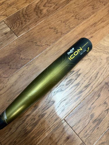 2023 Rawlings Icon Composite BBCOR Certified Bat (-3) 29 oz 32" (Used)
