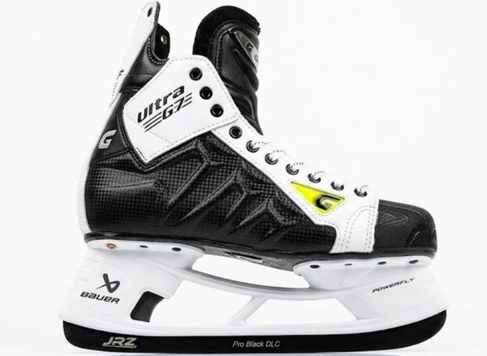 One of a kind!! Black/White 2026 Graf Ultra G7 Hockey Skates Wide Width Pro Stock 7.5.