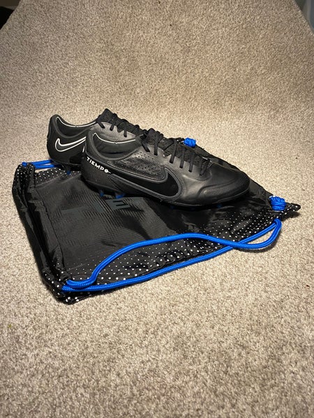 (NEW) Black Unisex Size M 5.5 (W 6.5) Nike Tiempo Legend 9 Elite Cleats (New)