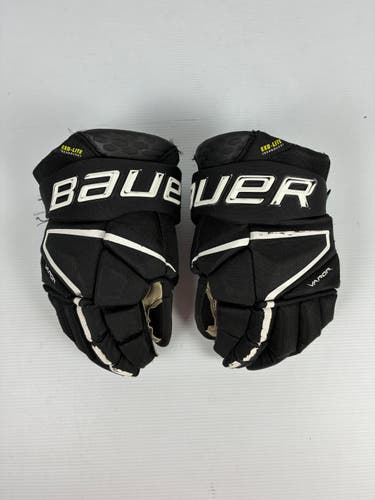 Used 13" Bauer Vapor Hyperlite Hockey Gloves - Black