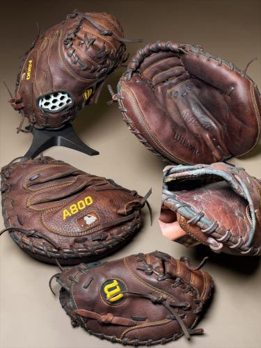 Wilson A800 RH Catcher's Baseball Glove 34" (Used)