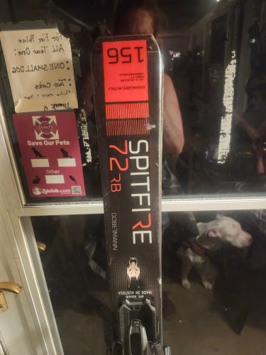 Nordica 156 cm Spitfire 72 Skis Max Din 12 (New)