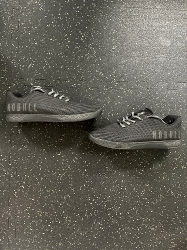 Black Unisex Size M 7.0 (W 8.0) NOBULL Trainer Shoes (Used)