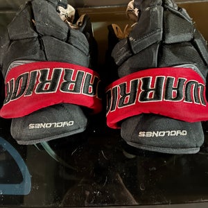 Cincinnati cyclones warrior Covert QRE Pro Gloves 13" Pro Stock (Used)