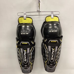 Used Ccm Tacks 3092 Senior Shin Guards Black 13" 11851-s000048137