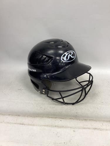 Used Rawlings Cftbh-r1 Batting Helmet W Mask Black Sm 11851-s000048090
