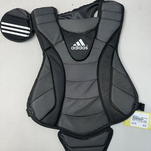 Used Adidas Triple Stripe Youth 9-12 Chest Protector 11835-s000196529