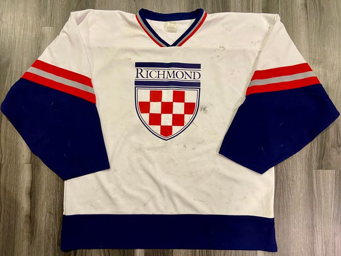 University of Richmond Spiders Game Used Ice Hockey Jersey