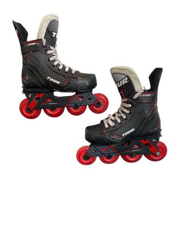 Used Tour 091 Junior Rec Fitness Skates Black Adjustable 11873-s000242375