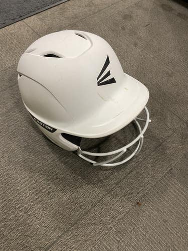 Used Easton Softball Helmet Batting Helmet W Mask White M L 11614-s000238771