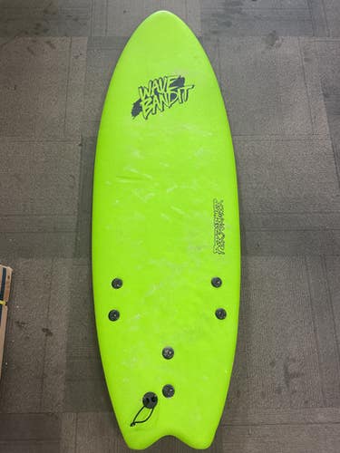 Used Wave Bandit Performer Surfboard Green 5ft 6in 11614-s000238722