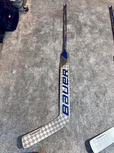 New NCAA Bauer mach Full Right Pro Stock Goalie Stick
