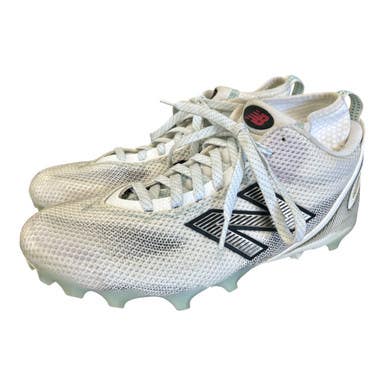Used New Balance Freezelx V5 Lax Cleats Mens White Senior 10 11450-s000523462