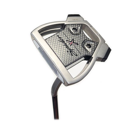 LH TaylorMade Spider X SX-92 Silver/White 34.5" Mallet Putter