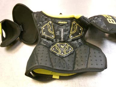 Used Bauer Mach Youth Shoulder Pads Md 11339-s000203467