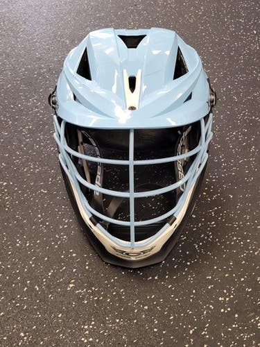 Used Cascade Xrs Pro Metallic Blue Lacrosse Helmet Carolina Blue One Size 11849-s000041175