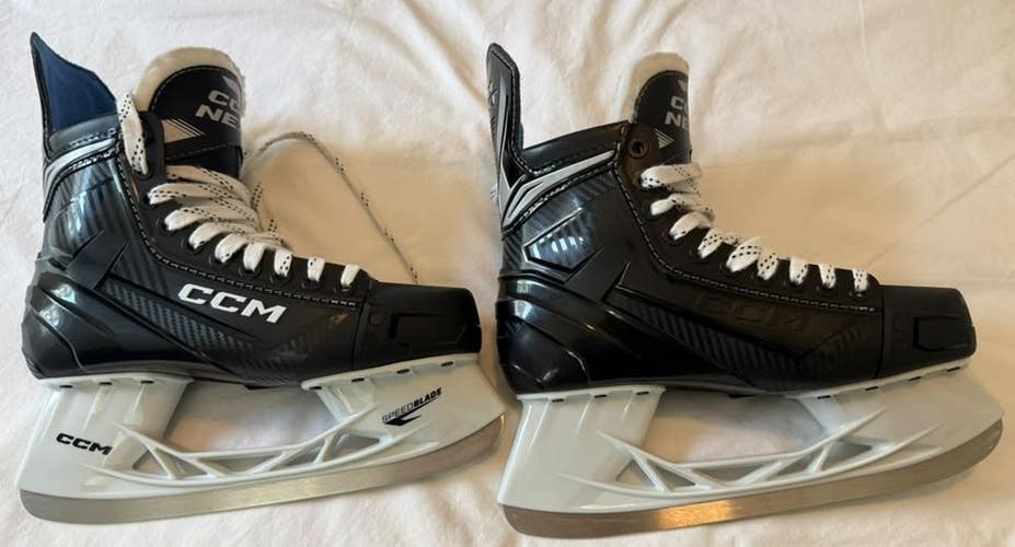 Black 2025 CCM Next Hockey Skates Regular Width 7 (Used)