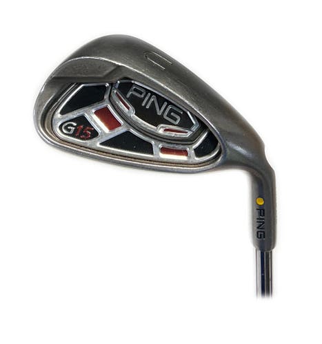 Ping G15 Single Utility Wedge Yellow Dot Steel Ping AWT Regular Flex