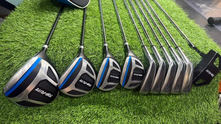 TOP FLITE - COMPLETE SET 4Hy + 5Hy + 3Fw +6-Pw + Driver + Putter - RH