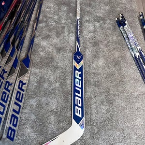 NCAA Bauer Supreme Full Right 24" White Pro Stock Goalie Stick #2