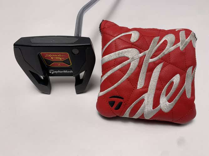 TaylorMade Spider GT Single Bend Black Putter 31.5" SuperStroke Claw 1.0 RH HC