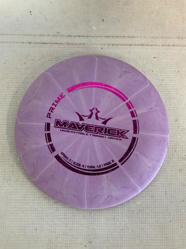 Used Dynamic Discs Maverick Prime Disc Golf Driver Purple 11823-s000040227