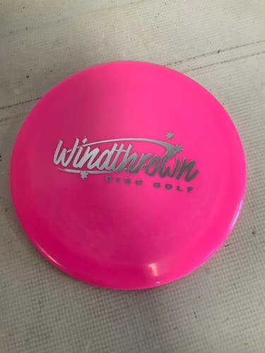 Used Finish Line Windthrown Disc Golf Driver Pink 173g 11823-s000040220
