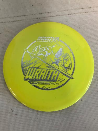 Used Innova Wraith Star Disc Golf Driver Yellow 171g 11823-s000040210