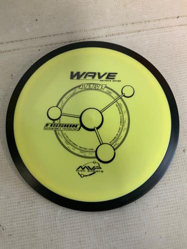 Used Mvp Wave Fission Disc Golf Driver Yellow 168g 11823-s000040211