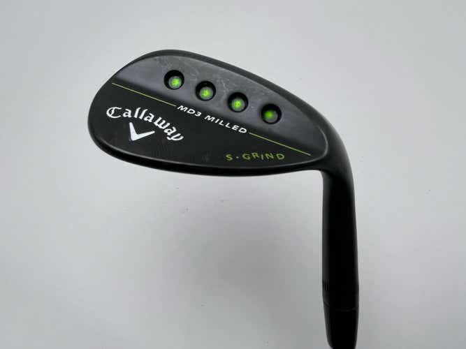 Callaway MD3 Milled Black S-Grind Lob Wedge LW 60* 9S Precision 6.5 XStiff RH