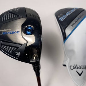 Callaway Paradym Ai Smoke TD 3 Fairway Wood 15* Aldila NVS Orange Senior RH HC