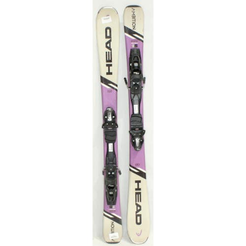 Head Ambition Adult Skis with Bindings - 130 cm Used