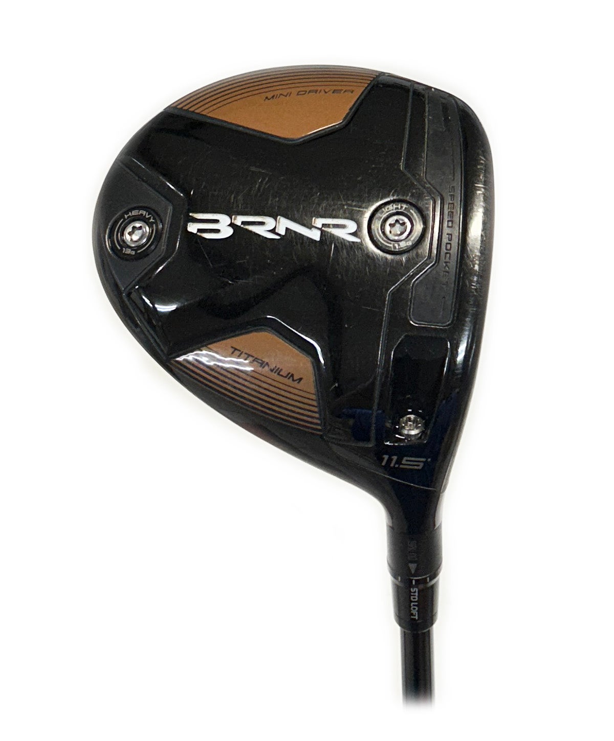 TaylorMade BRNR 11.5* Mini Driver Graphite Pro Force 65 Stiff Flex 