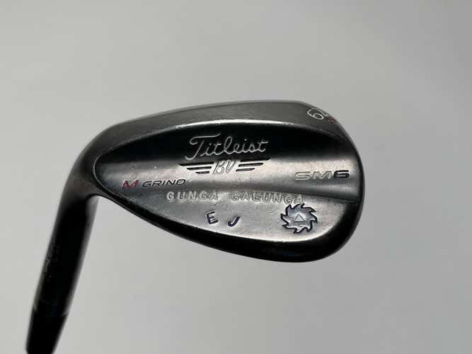 LEFTY Titleist Vokey SM6 Steel Grey Lob Wedge LW 62* * M-Grind PXi 6.0 Stiff LH