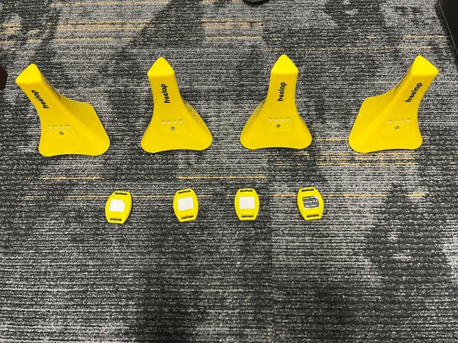 (Used) Gently Used Freelap Timing System- 4 cones and 4 chips