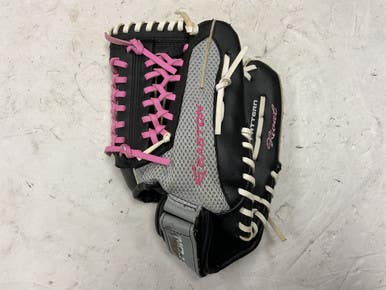 Used Easton Rival Rh Throw Fastpitch Gloves Black And Pink 11" 11855-s000205735