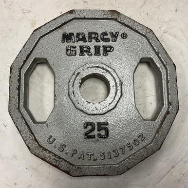 Used Marcy Standard Plate Grey 25 Lb 11855-s000205728