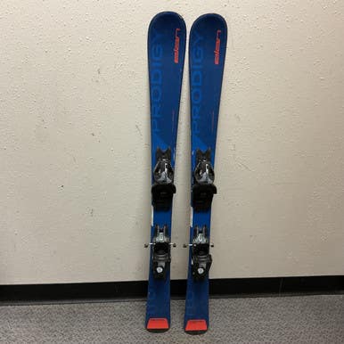 Used Elan Prodigy Boys Dh Ski Binding Navy Blue 110 Cm 11855-s000205720
