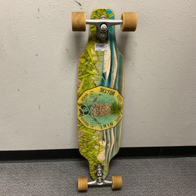 Used Sector 9 Mini Lookout Longboard Royal Blue 8 3 4" 11855-s000205901