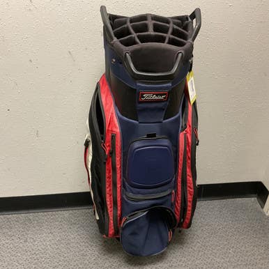 Used Titleist Mens Cart Bag White Red Navy 11855-s000205885