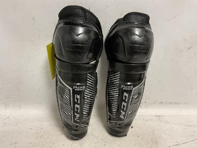 Used Ccm Tacks 9550 Youth Shin Guards Black 10" 11855-s000205867
