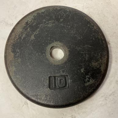 Used Cap Standard Plate Black 10 Lb 11855-s000205853