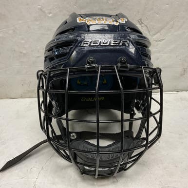 Used Bauer Reakt 150 Helmet Cage Combo Navy Blue Sm 11855-s000205741