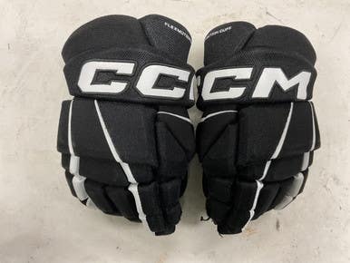 Used Ccm Tacks Xf80 Junior Gloves Black 10" 11855-s000205742