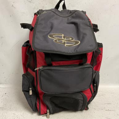 Used Boombah Superpack Bb Sb Player Backpack Black And Red 11855-s000205769