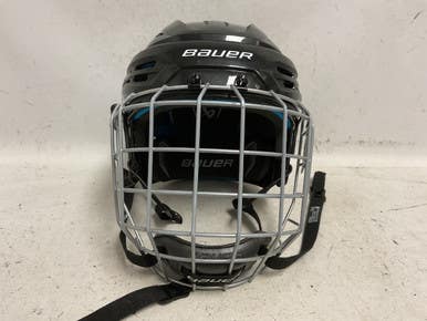 Used Bauer Re Akt 55 Helmet Cage Combo Black Lg 11855-s000205790