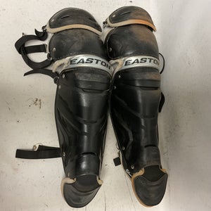 Used Easton Gametime Catchers Leg Guards Black Adult 11855-s000205825