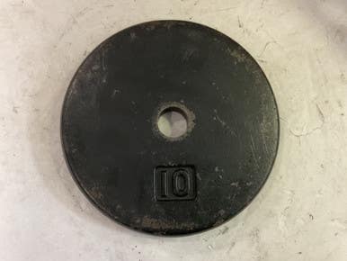 Used Cap Standard Plate Black 10 Lb 11855-s000205851